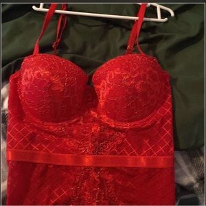 Red Corset Top